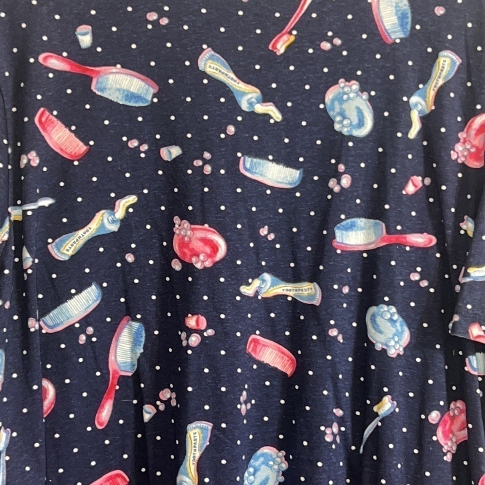 Dreams Co. Womens Graphic Sleep Night Gown 1X/2X - Picture 4 of 12